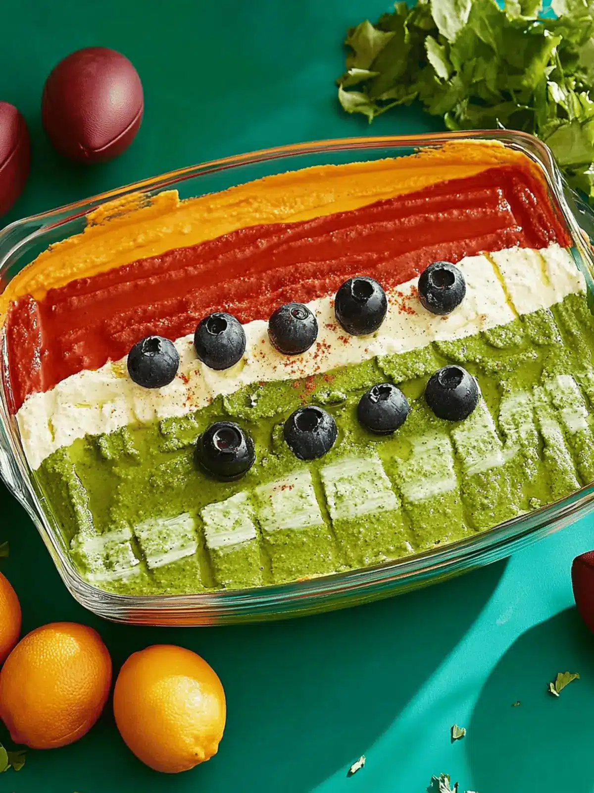 Football Field Dip: Your Ultimate Tailgate Showstopper!