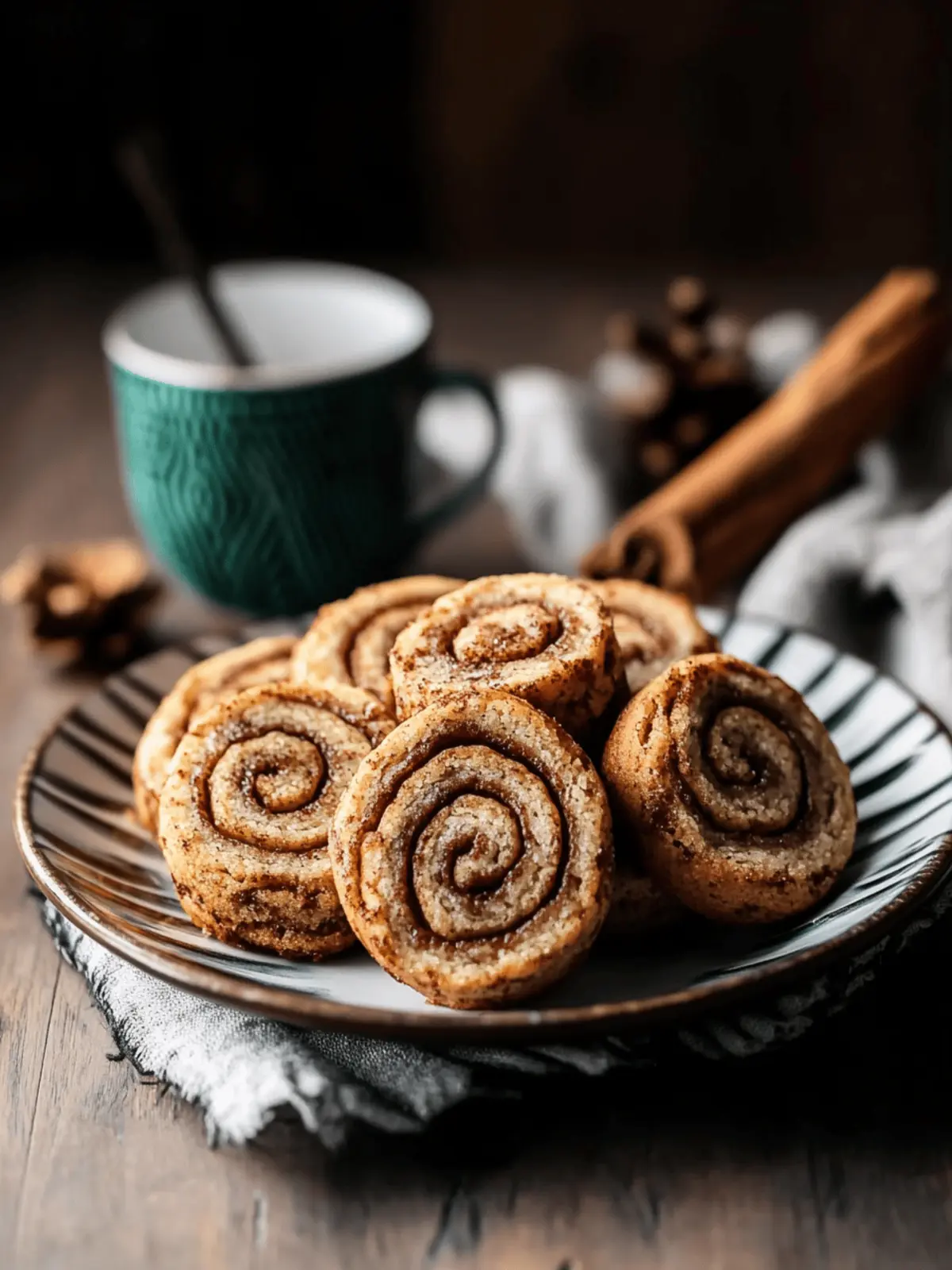 Vegan Gluten-free Cinnamon Roll Cookies