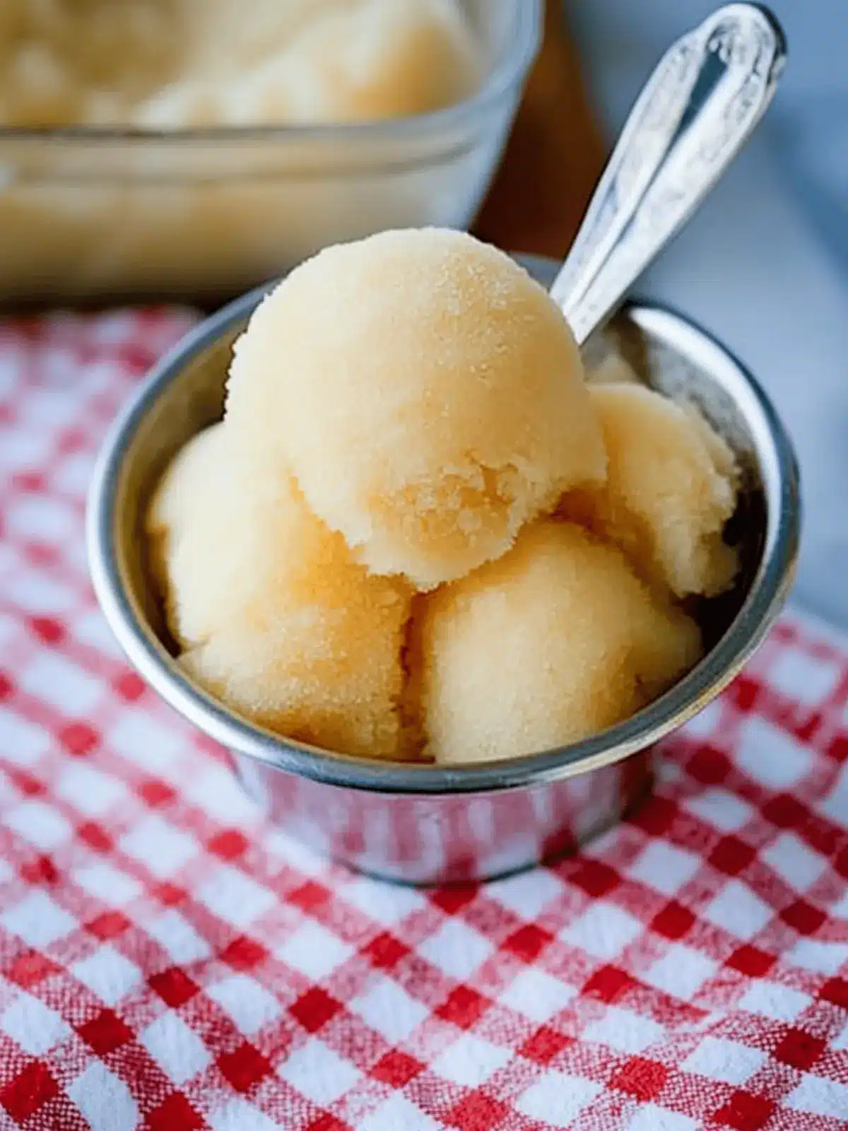 Apple Cider Sorbet
