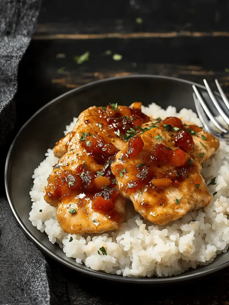 Tender and Juicy Apricot Chicken