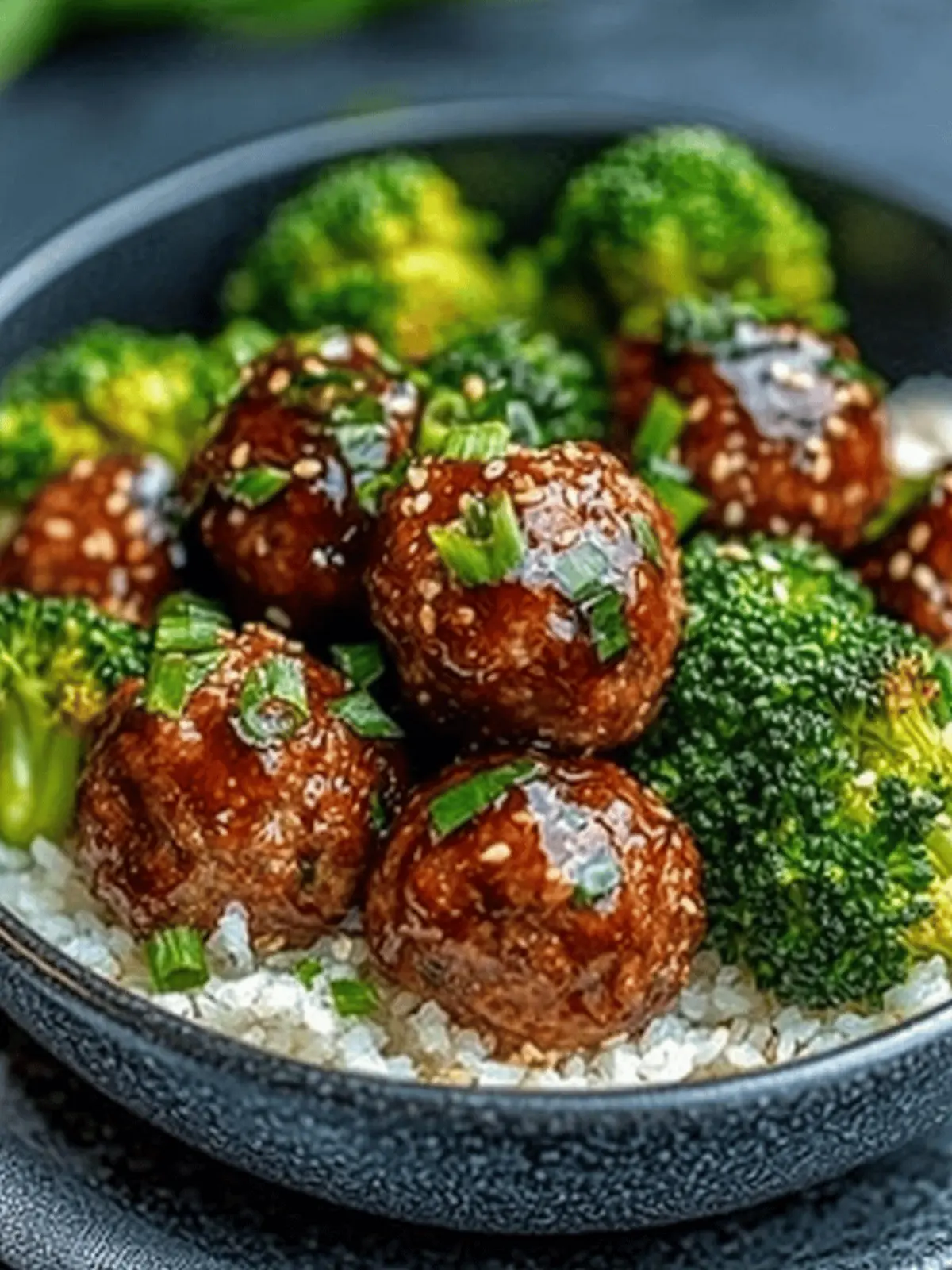 Sticky Mongolian Meatballs and Broccoli: A Fun Family Feast
