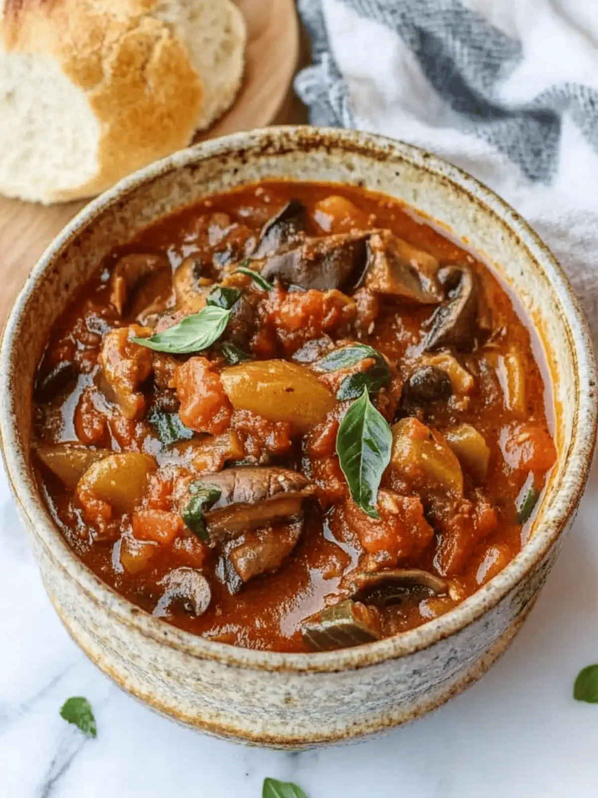 Hearty Italian Mushroom Stew for Cozy Nights In