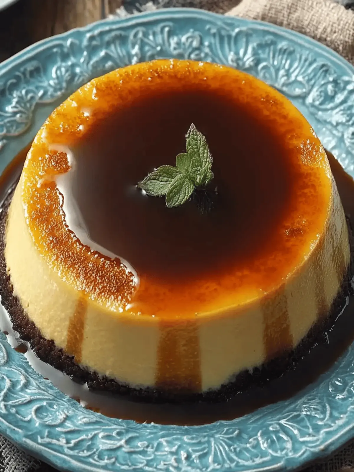 Puerto Rican Flancocho (Chocoflan)