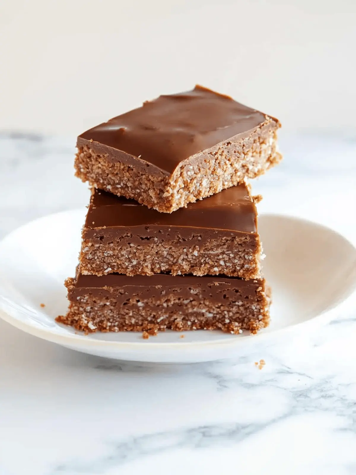 Aussie Crunch – Chocolate Coconut Slice