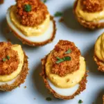 Cajun Style Fried Deviled Eggs