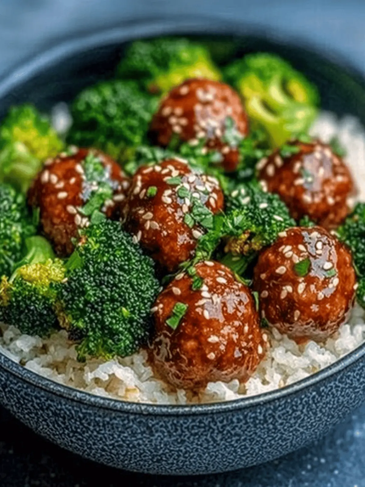 Sticky Mongolian Meatballs and Broccoli: A Fun Family Feast