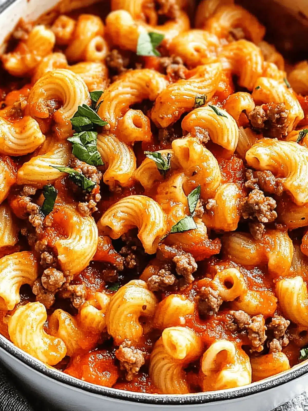 Wholesome Homemade Beefaroni: A Twist on Classic Comfort