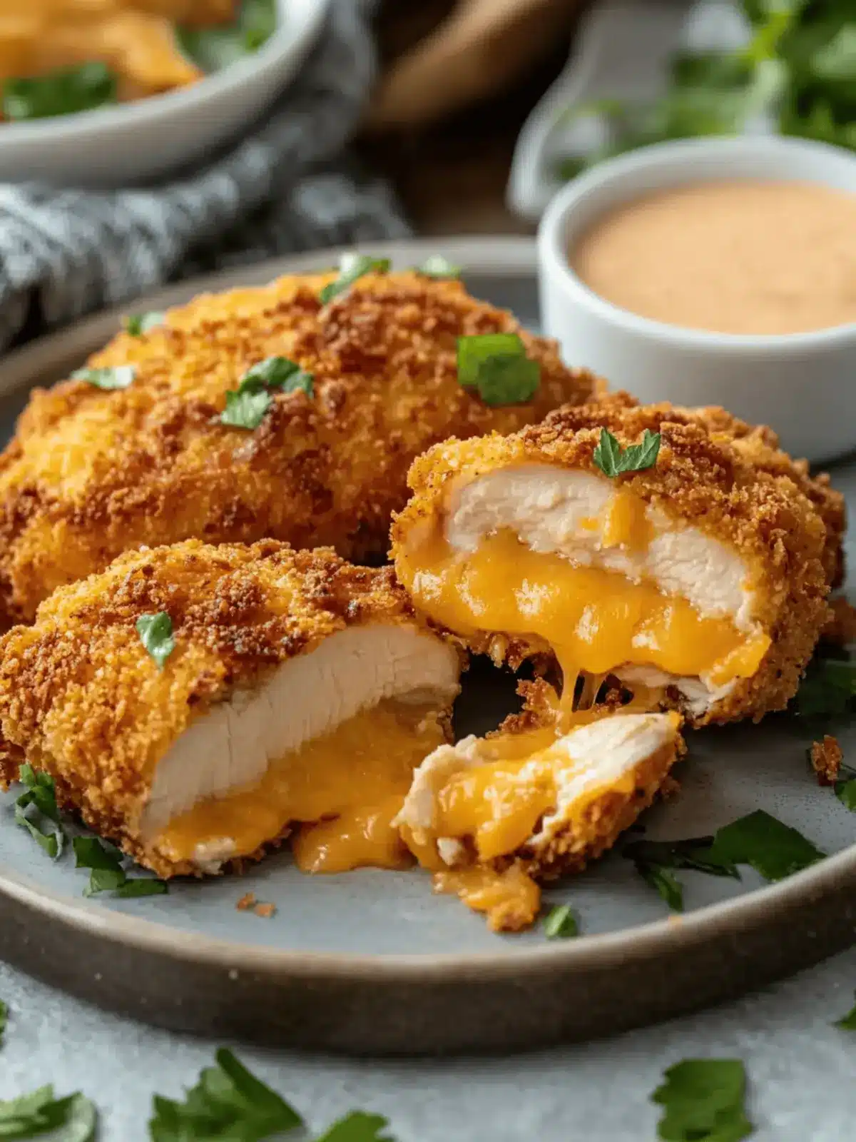 Crispy Cheddar Chicken