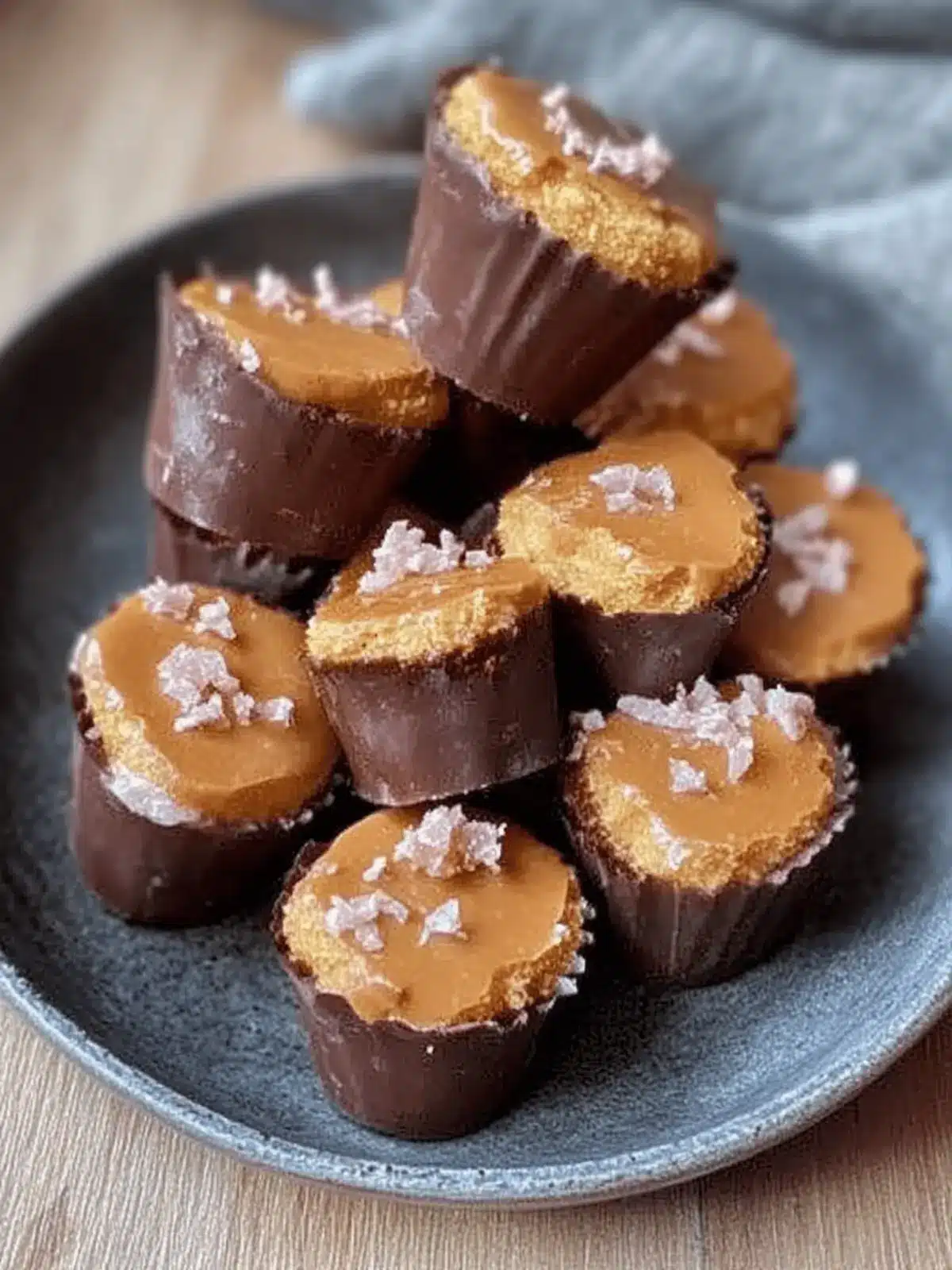 Healthy Twix Cups (Vegan)