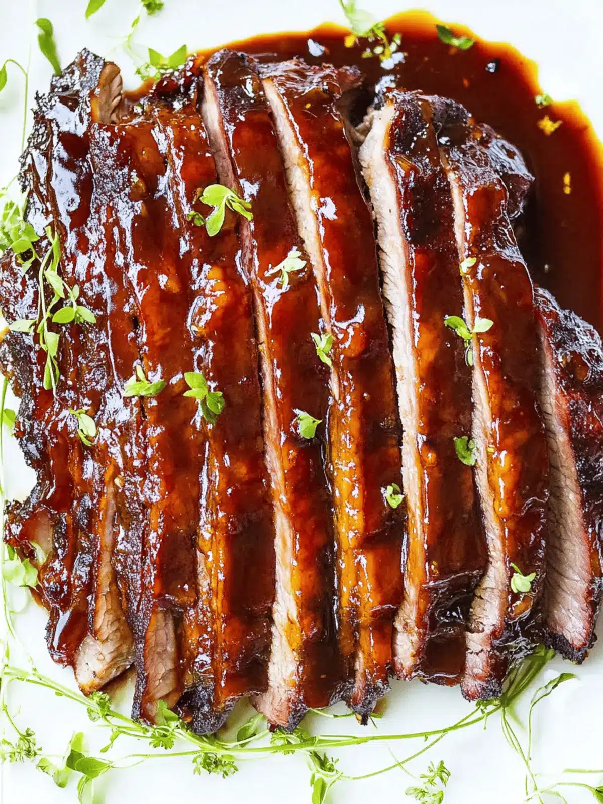 Best Sous Vide Brisket with Maple Soy Apricot Sauce Magic