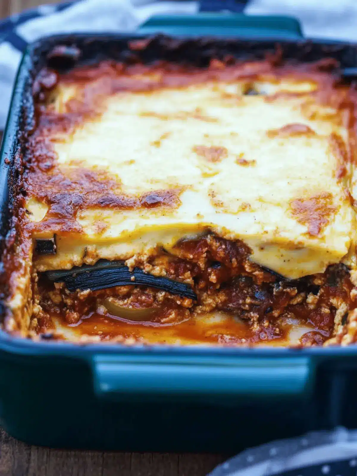 Delicious Vegetarian Moussaka with Creamy Bechamel Magic