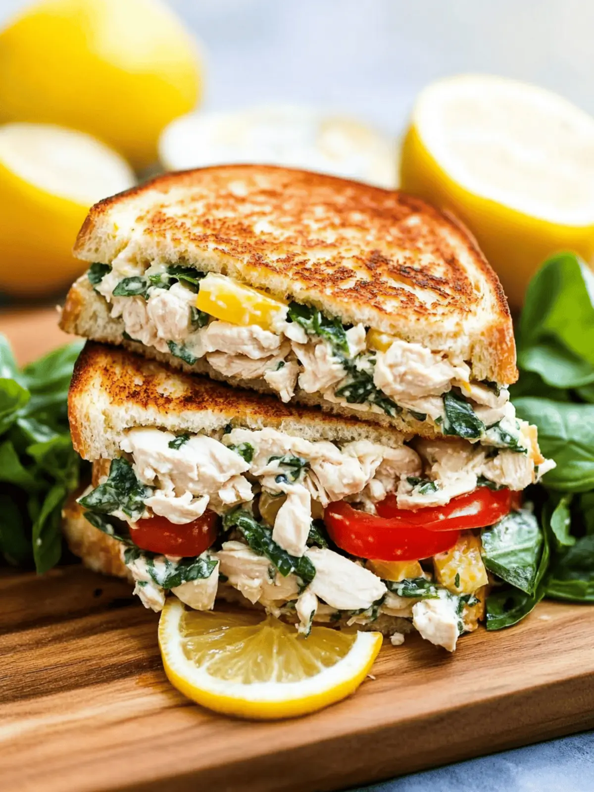 Easy Lemon Basil Chicken Salad