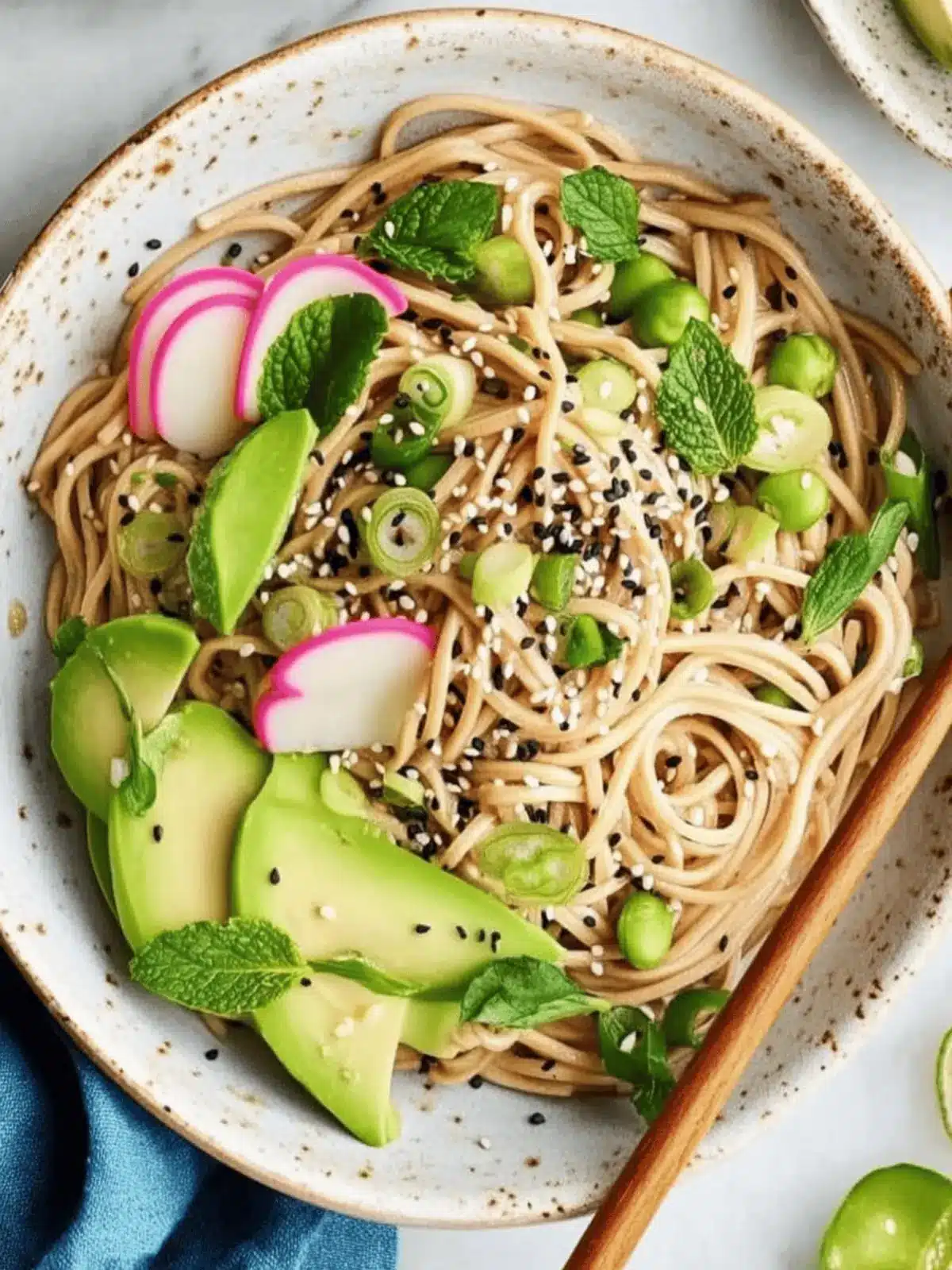 Deliciously Simple Sesame Soba Noodles for Quick Healthy Lunch