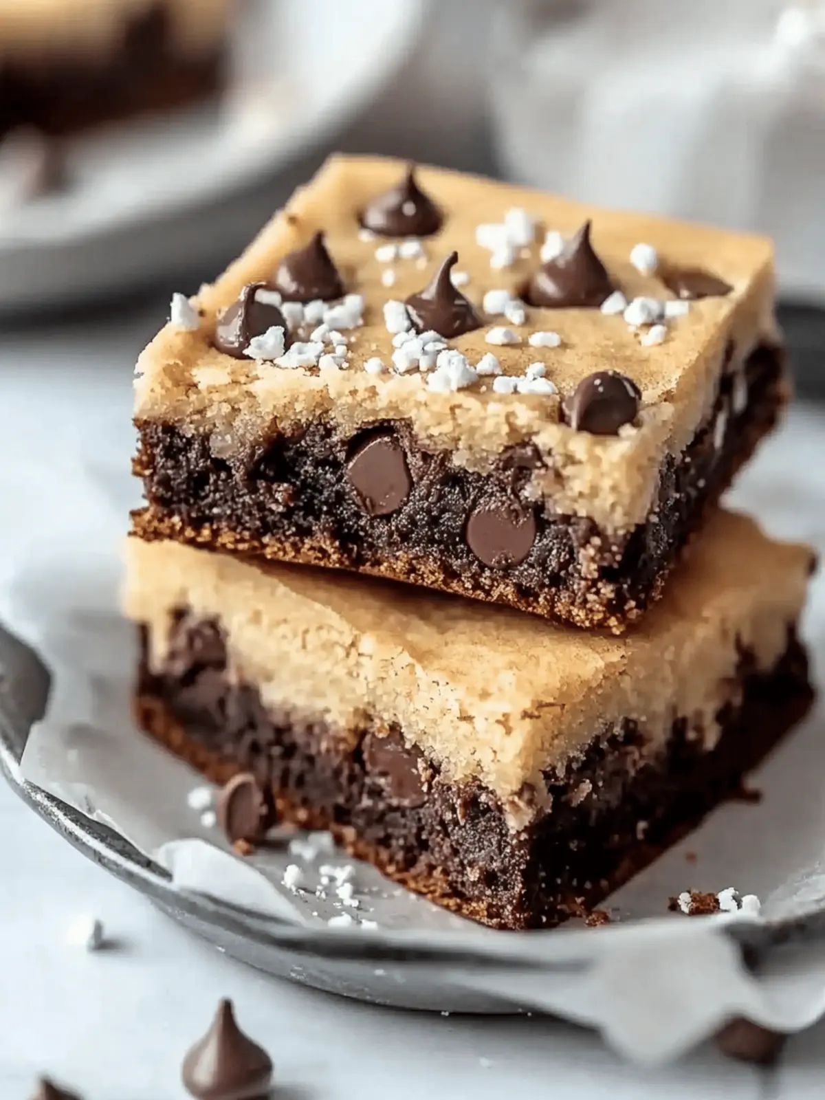 Double Layer Vegan Brookies