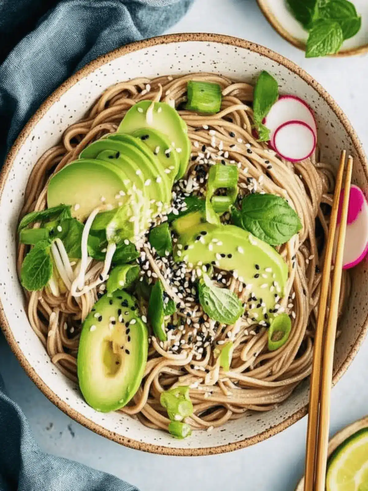 Deliciously Simple Sesame Soba Noodles for Quick Healthy Lunch