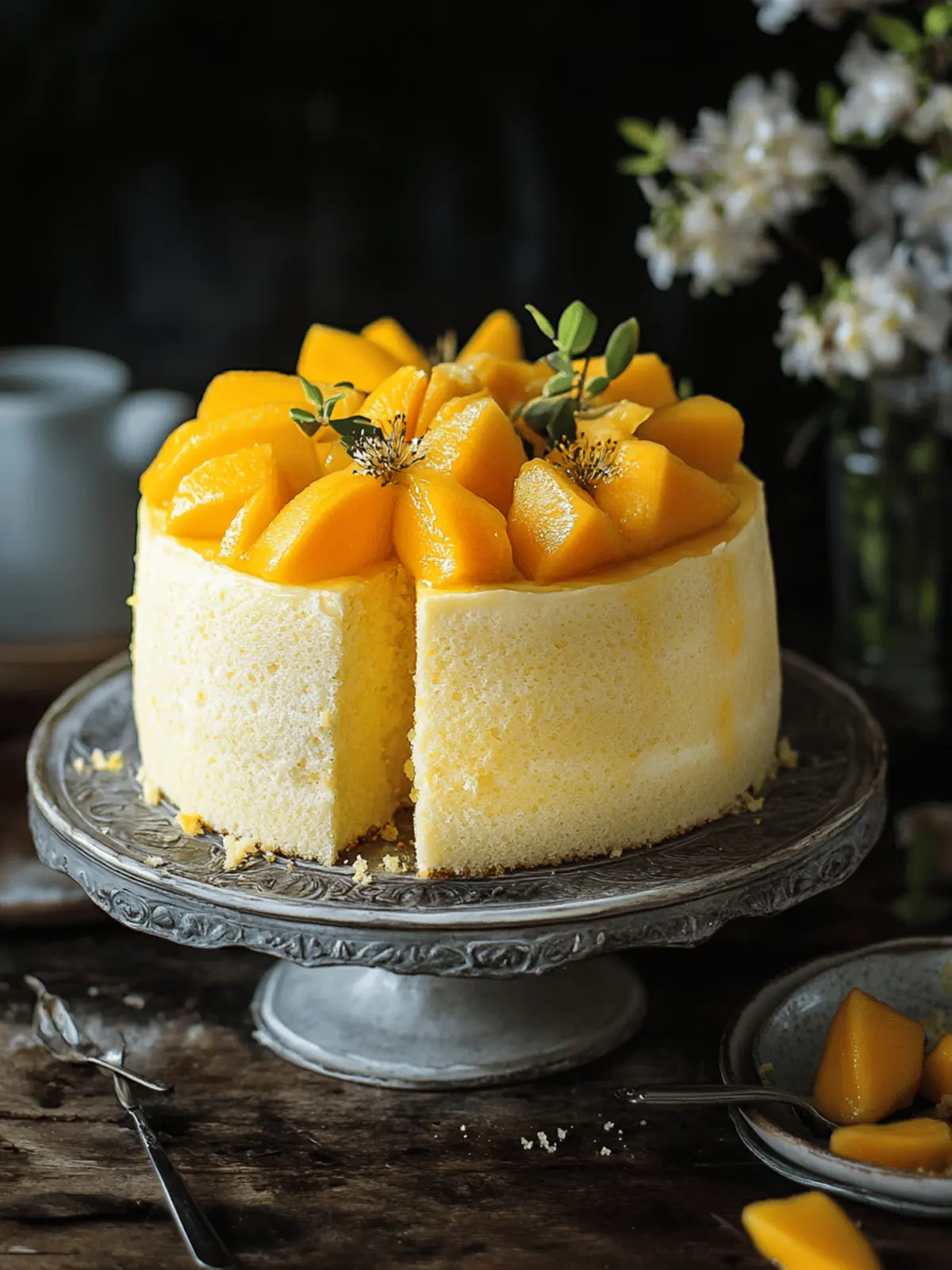 Delicious Mango Chiffon Cake for Perfect Summer Celebrations