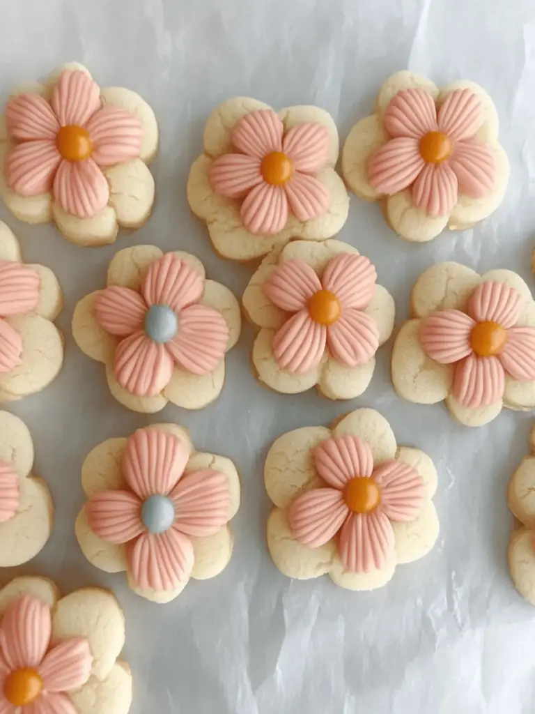 Cute Flower Sugar Cookies