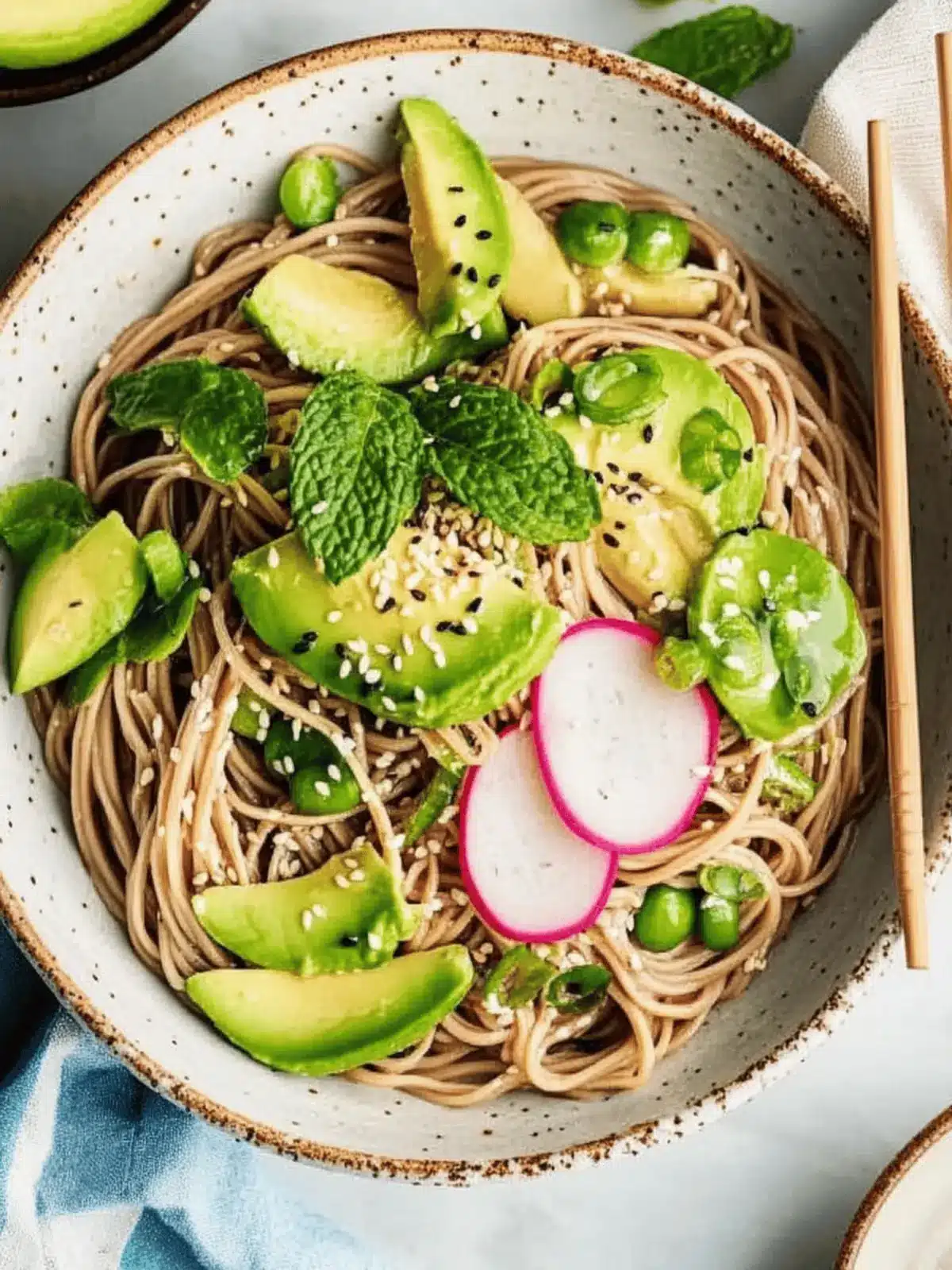 Deliciously Simple Sesame Soba Noodles for Quick Healthy Lunch