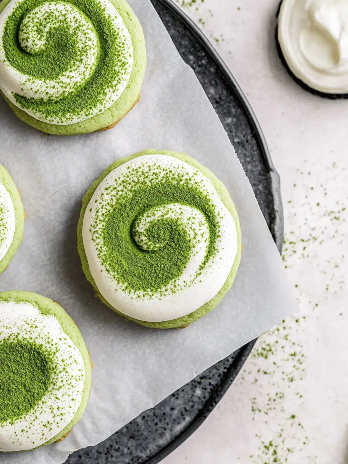 Matcha Latte Cookies