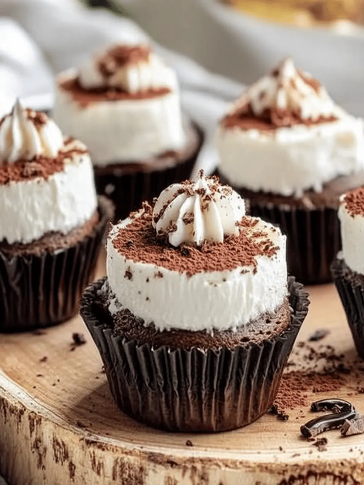 Mini Chocolate Cheesecake Bites