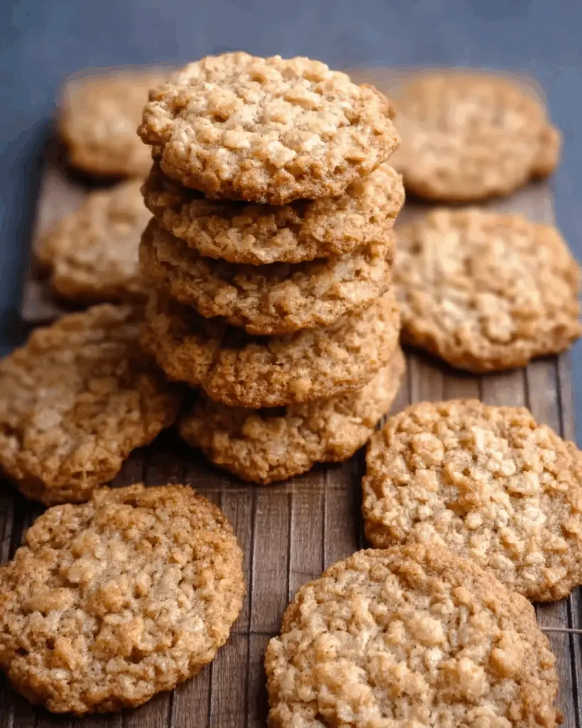 Chewy Rice Krispie Oatmeal Cookies