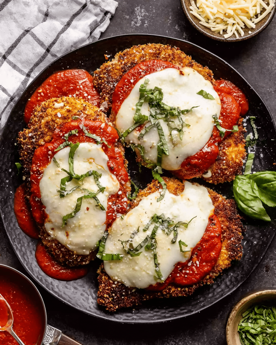 Chicken Parmesan with Vodka Sauce