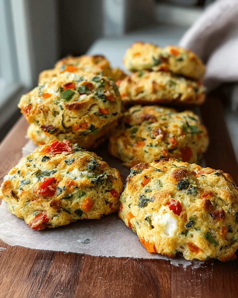 Veggie-Packed Protein Snacking Biscuits