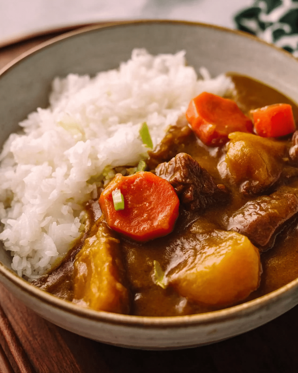 Japanese Curry on Rice