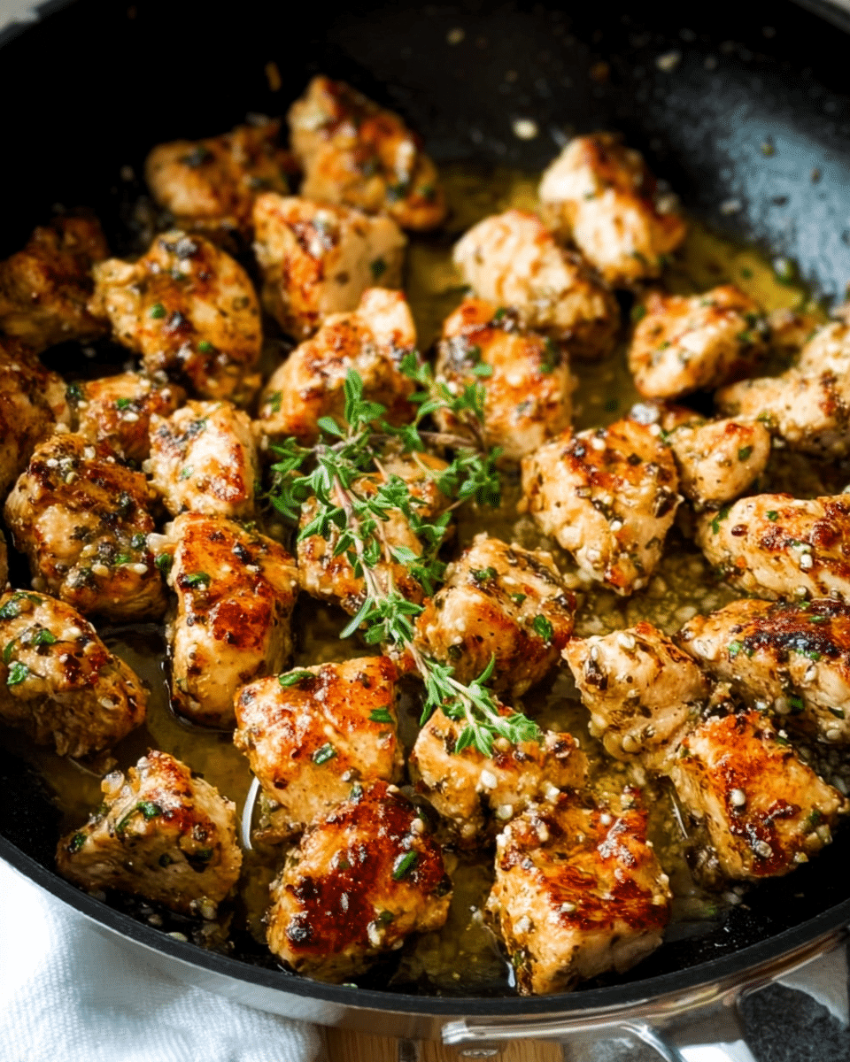 15-Minute Garlic Butter Chicken Bites