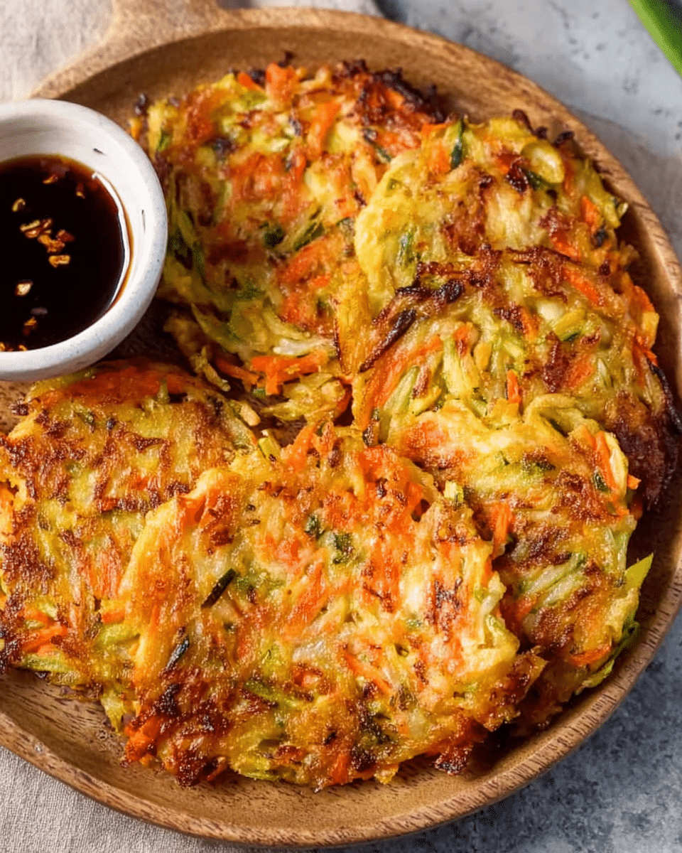 Korean Vegetable Pancakes (Yachajeon)