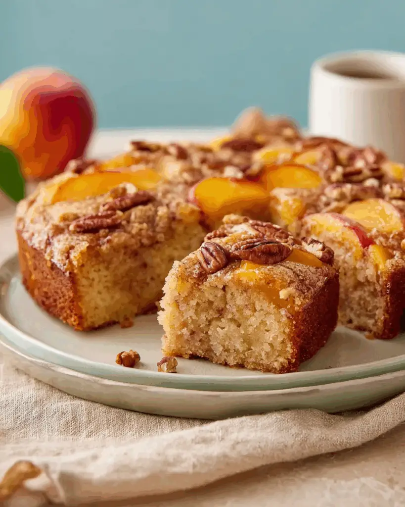 Fresh Peach Cake