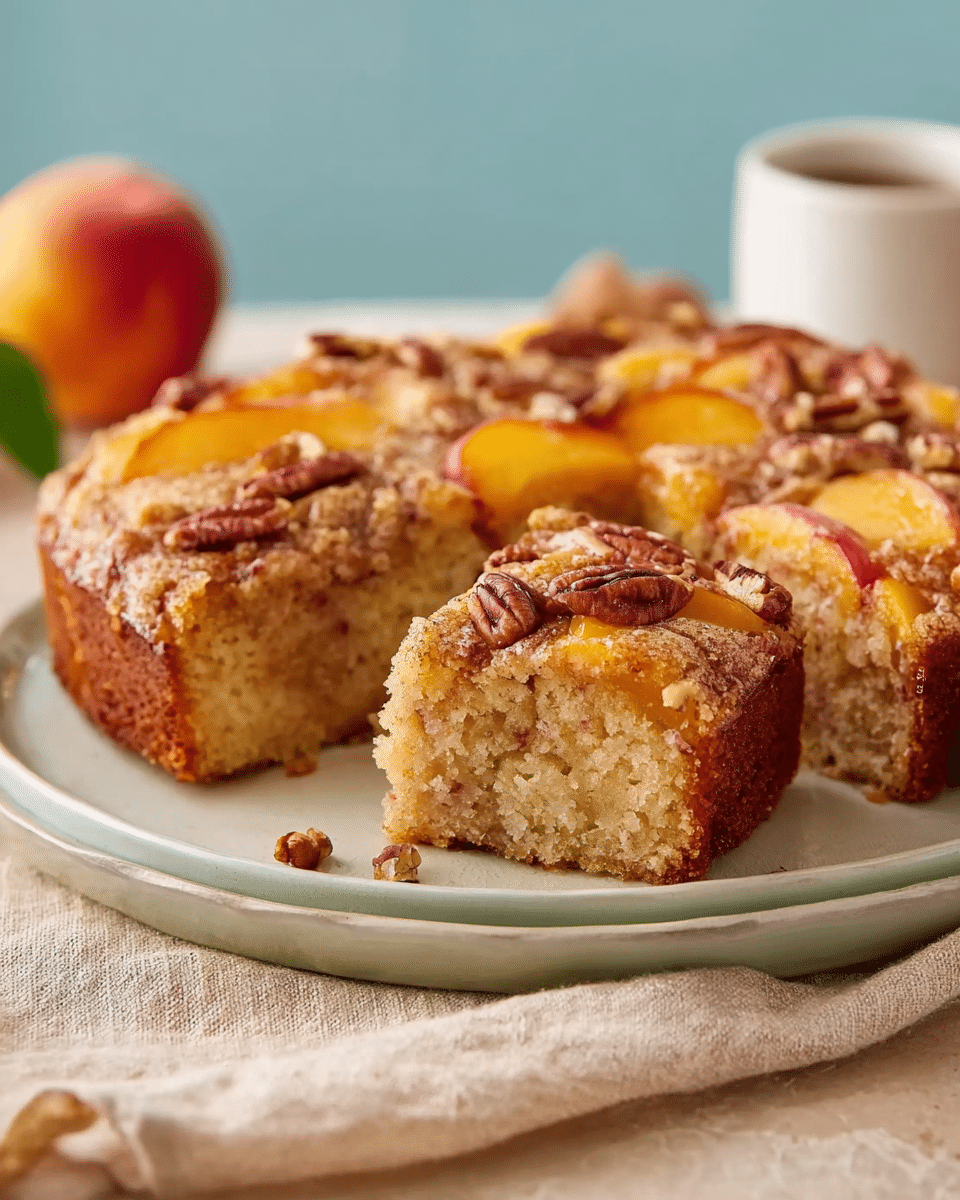 Fresh Peach Cake