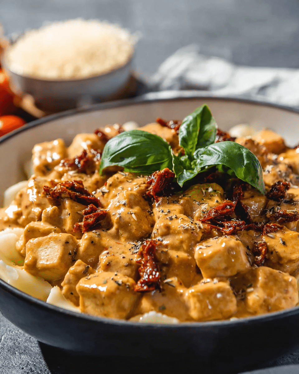 Creamy Sun-Dried Tomato Tofu (Marry Me Tofu)