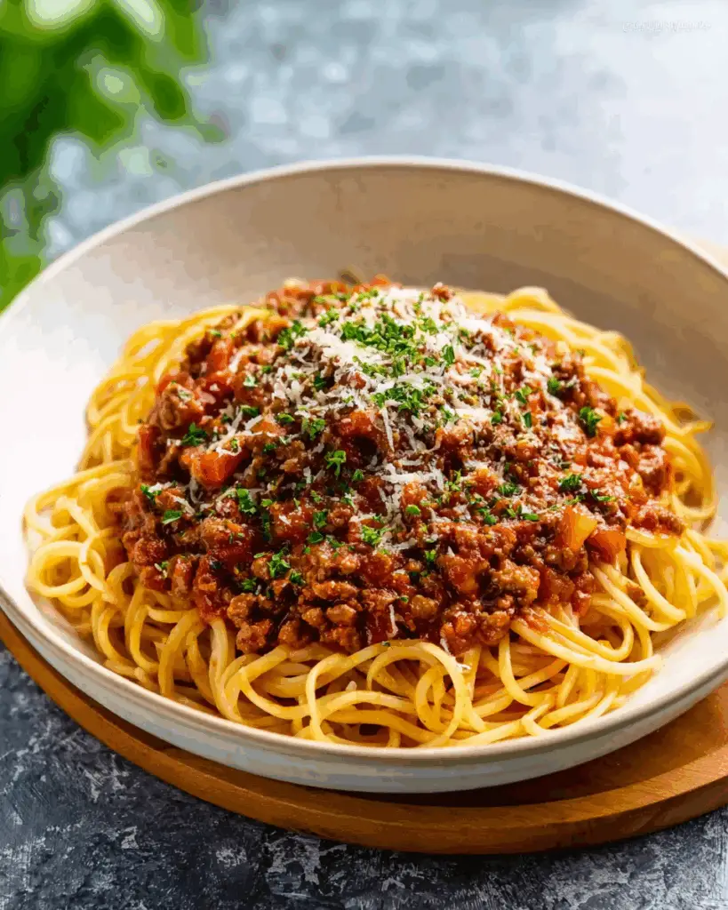 The Best Spaghetti Meat Sauce with Ground Beef