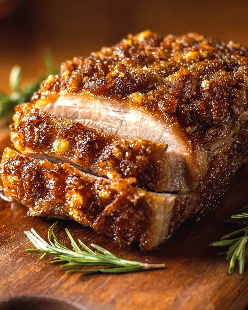 Pork Shoulder Roast with Crispy Crackling