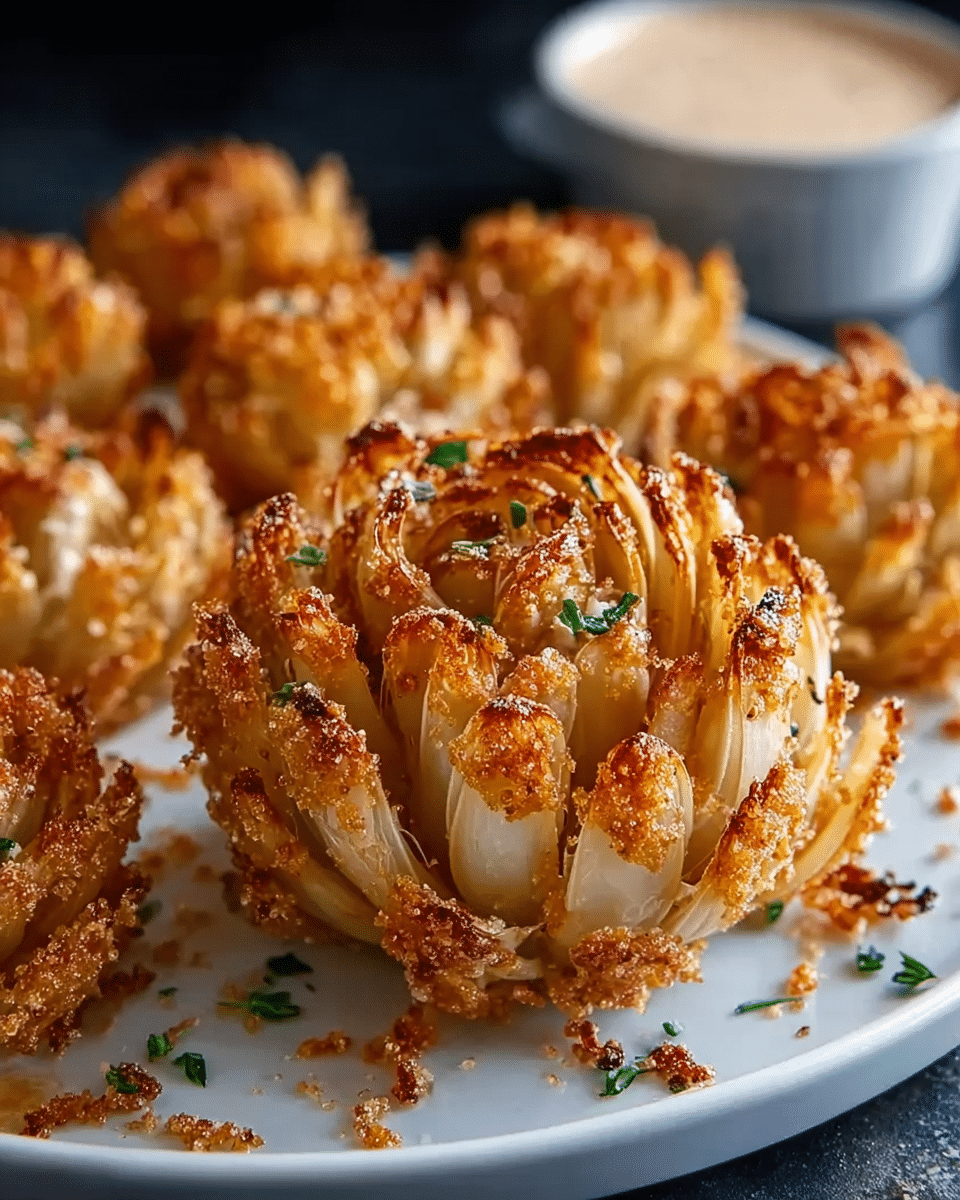 The Best Baked Blooming Onions