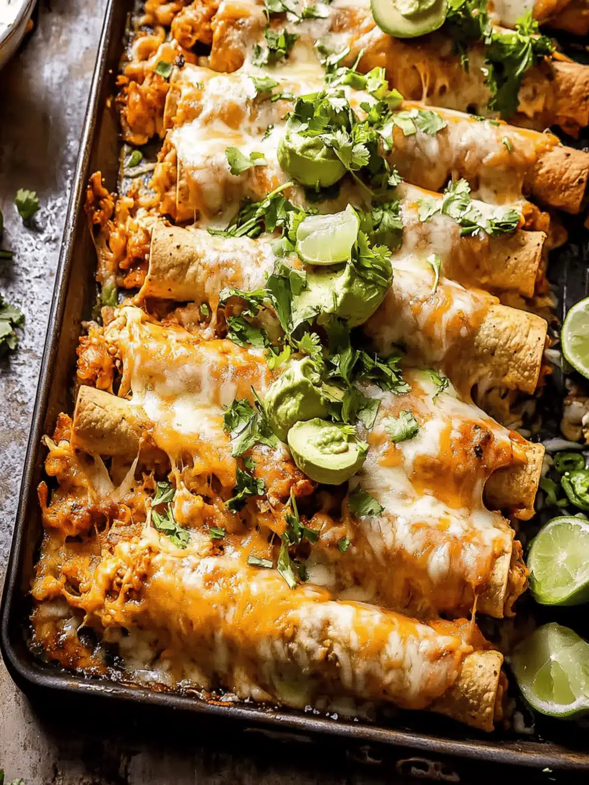 Baked Cheesy Cuban Chicken Taquitos for Game Day Joy
