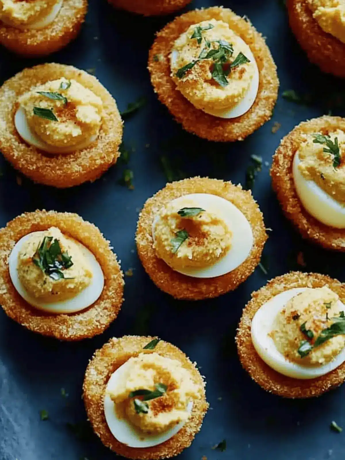 Fried Deviled Eggs