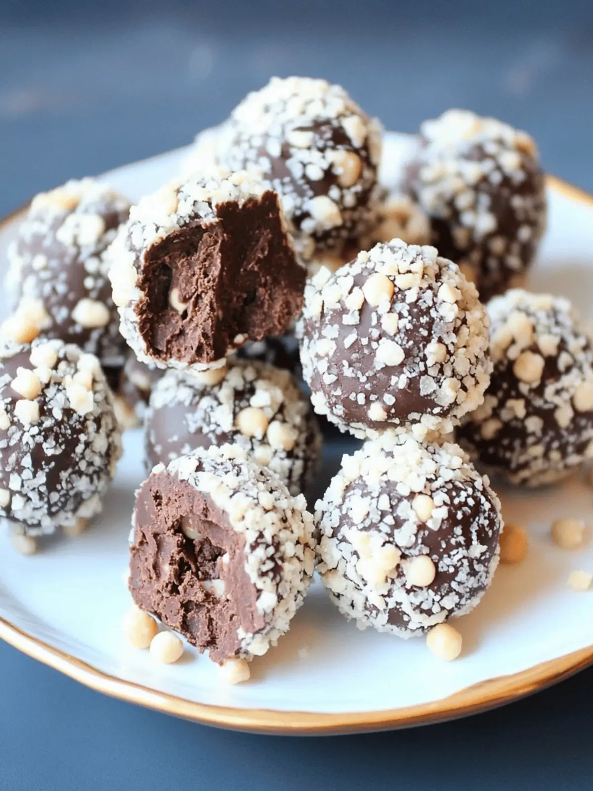 Healthy Chocolate Chickpea Truffles [Easy Recipe