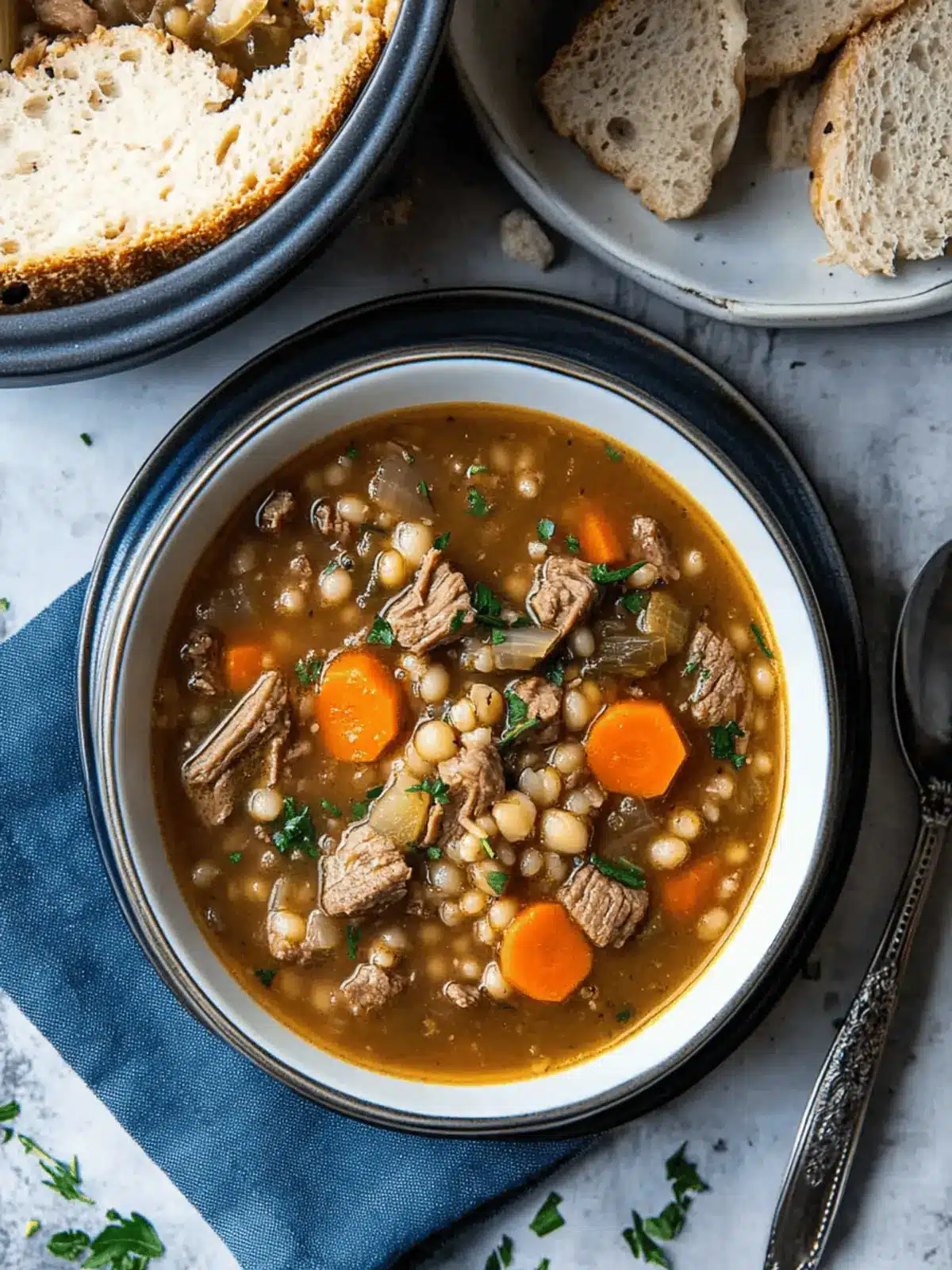 Slow Cooker Beef Barley Soup: Cozy Comfort for Busy Nights