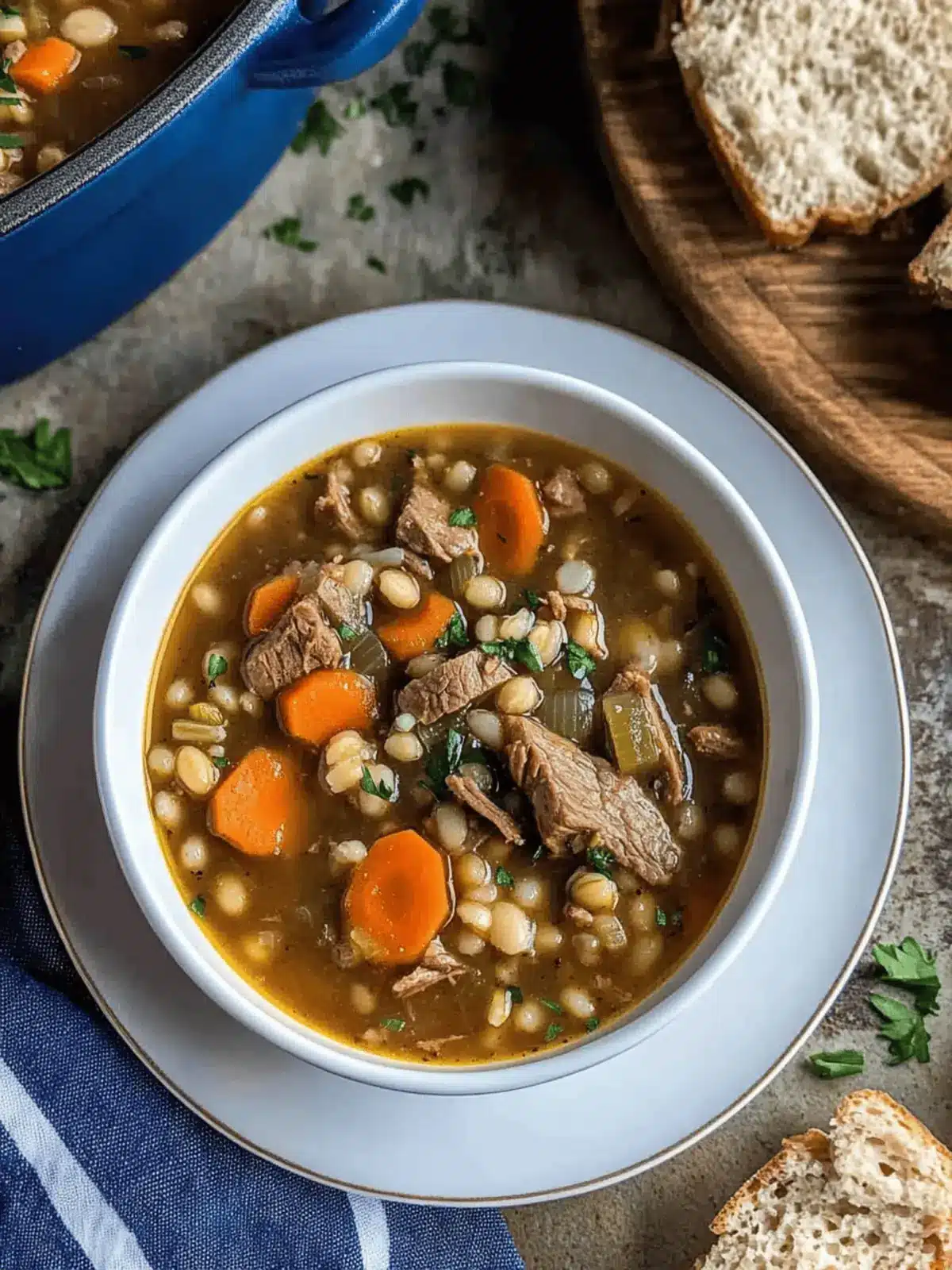Slow Cooker Beef Barley Soup: Cozy Comfort for Busy Nights