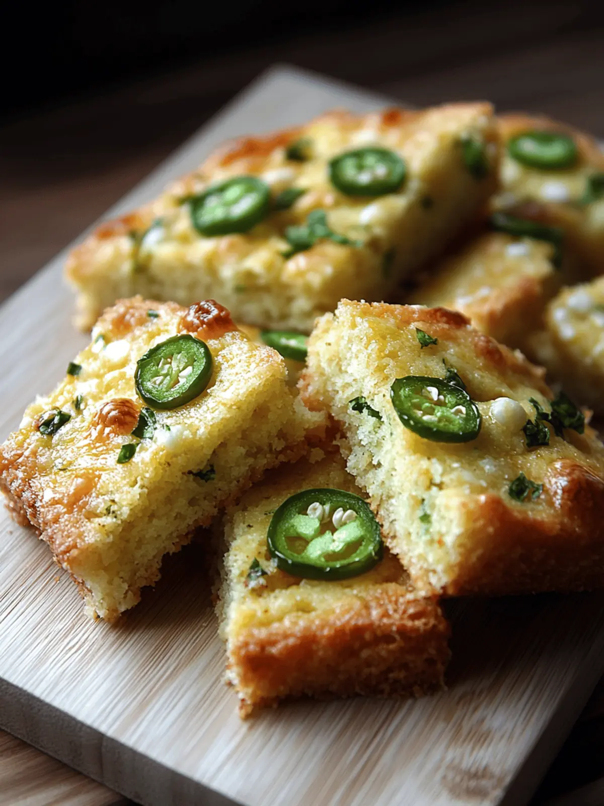 Cheesy Jalapeño Shortbread