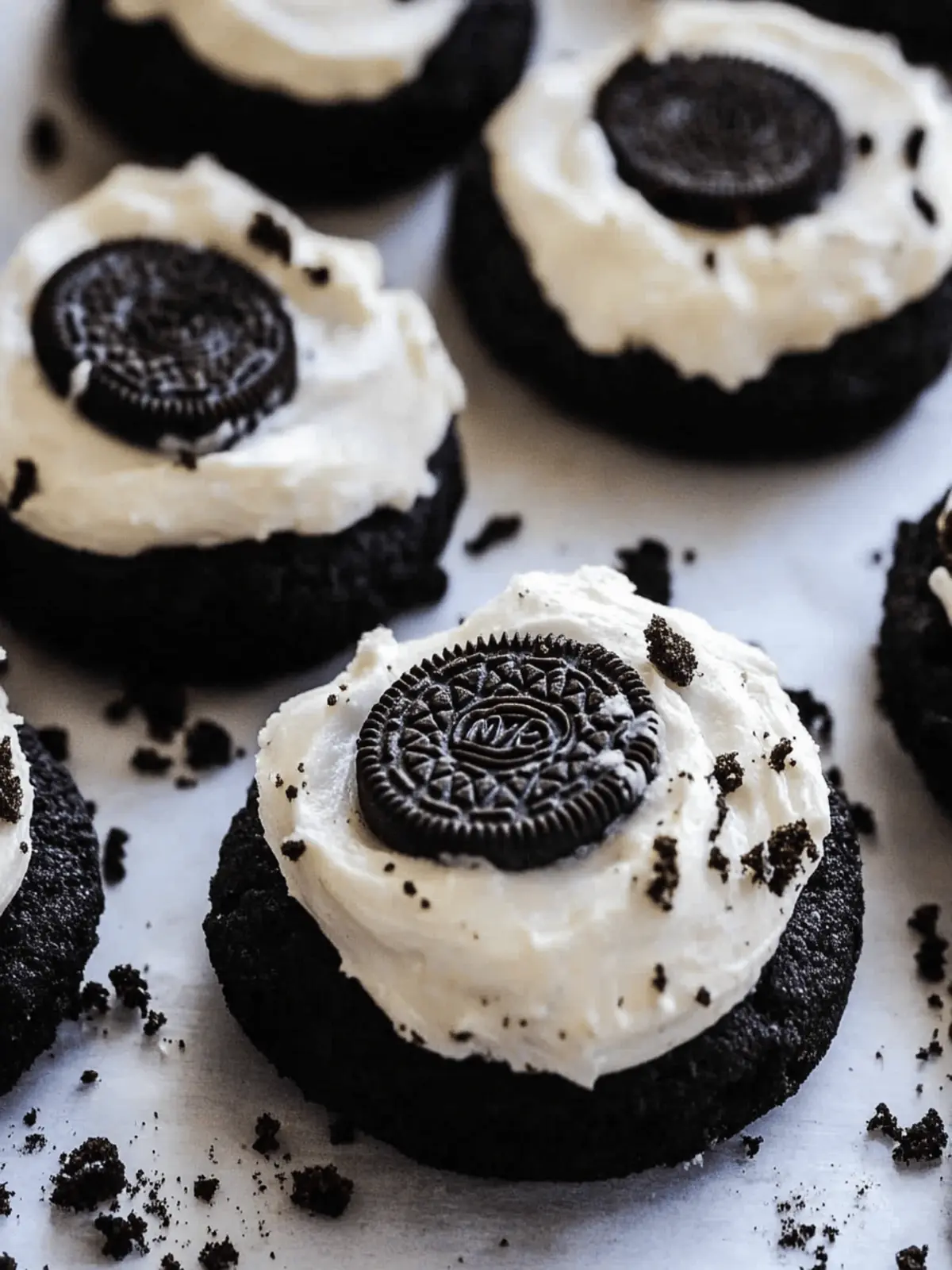 Copycat Crumbl Oreo Cookies