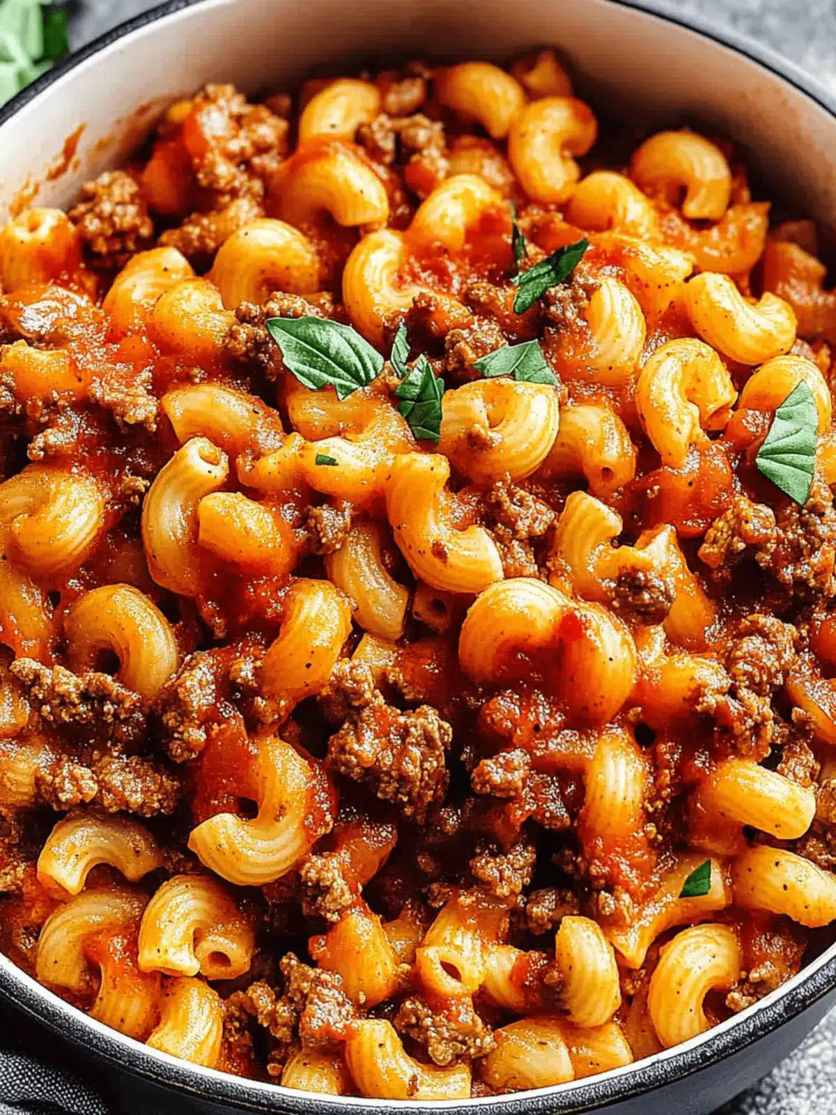 Homemade Beefaroni