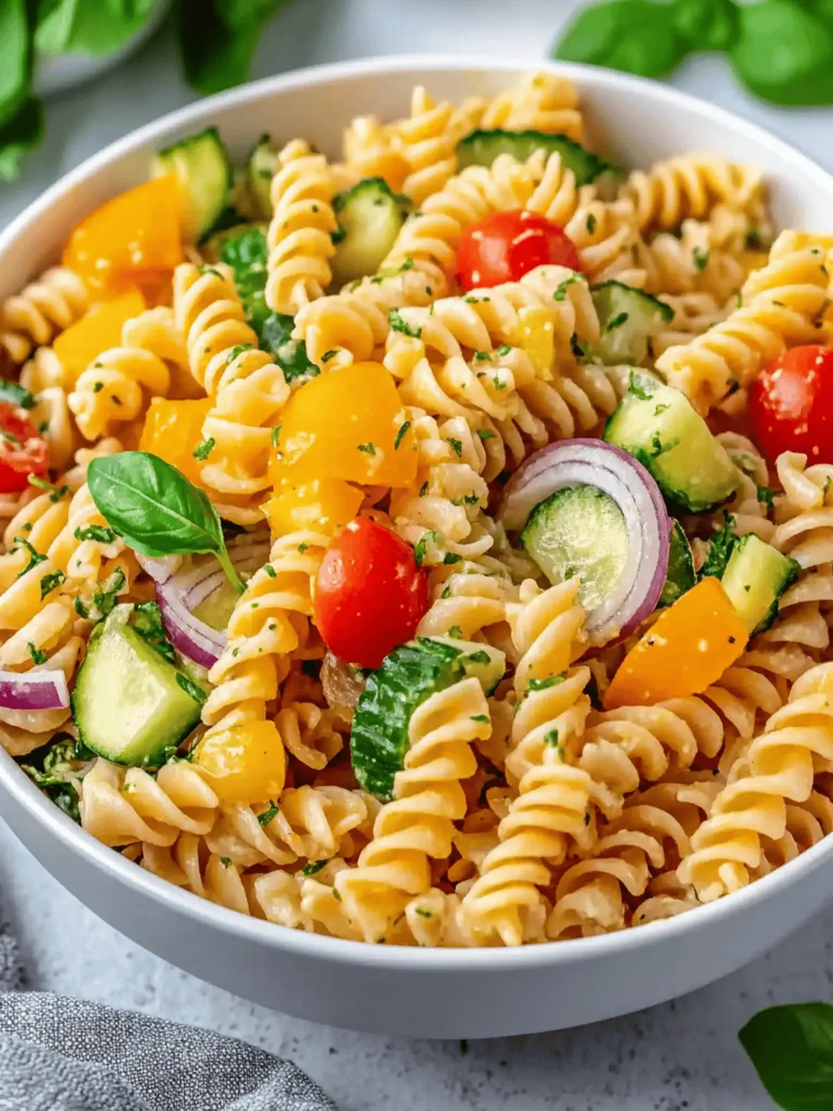 Fresh Classic Pasta Salad