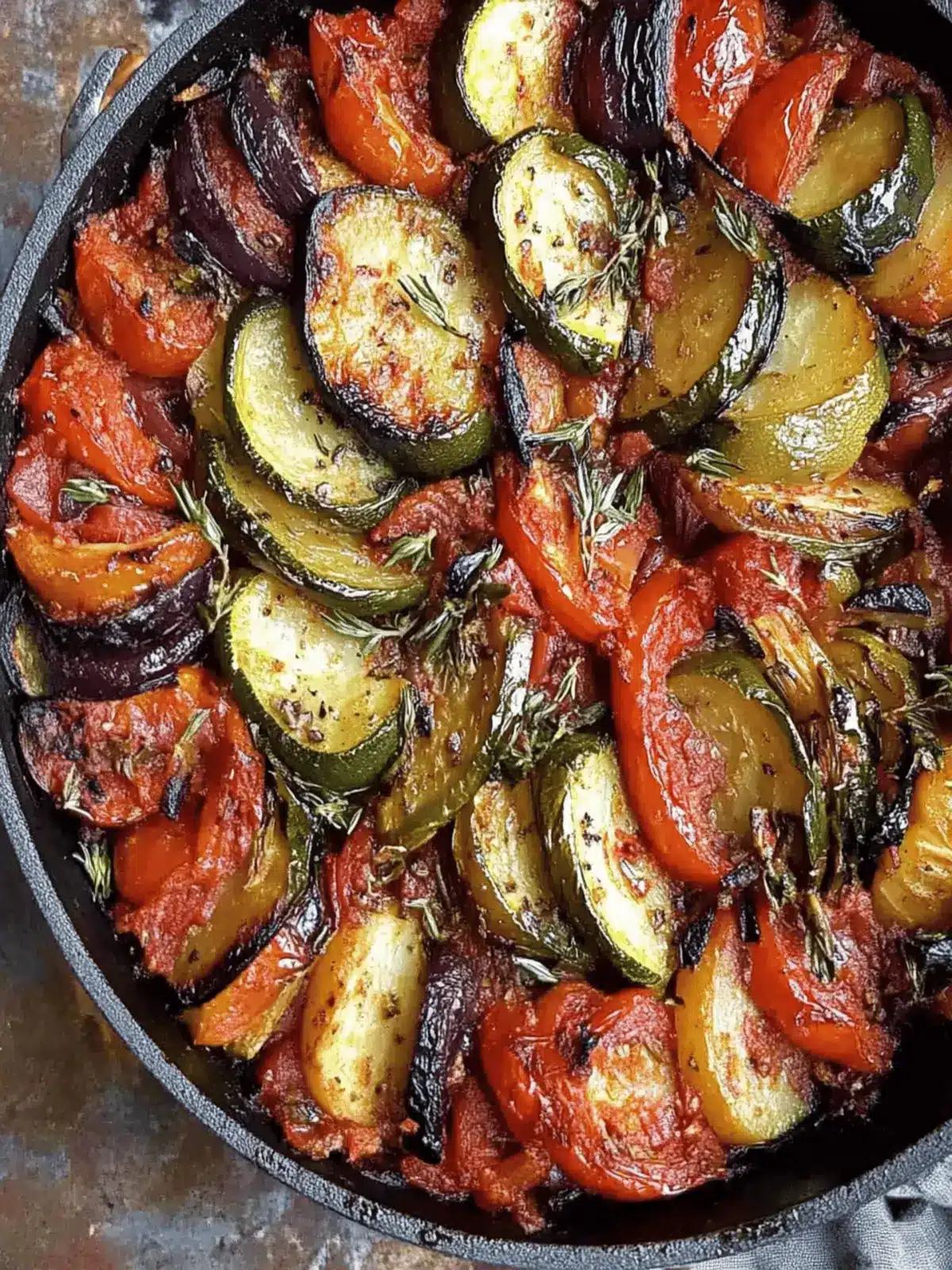 Greek Roasted Vegetables Perfectly Flavored for Your Table