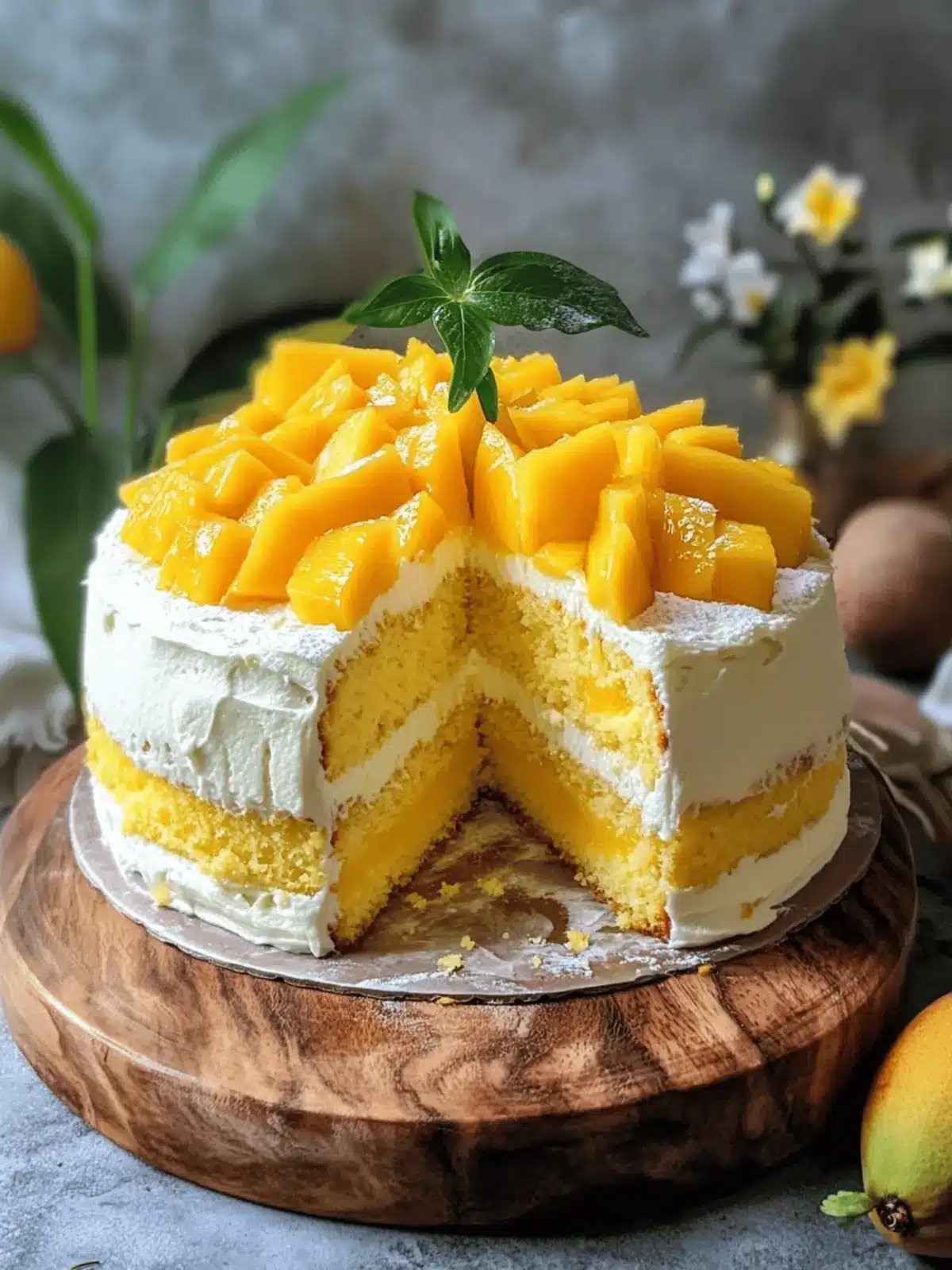 Delicious Mango Chiffon Cake for Perfect Summer Celebrations