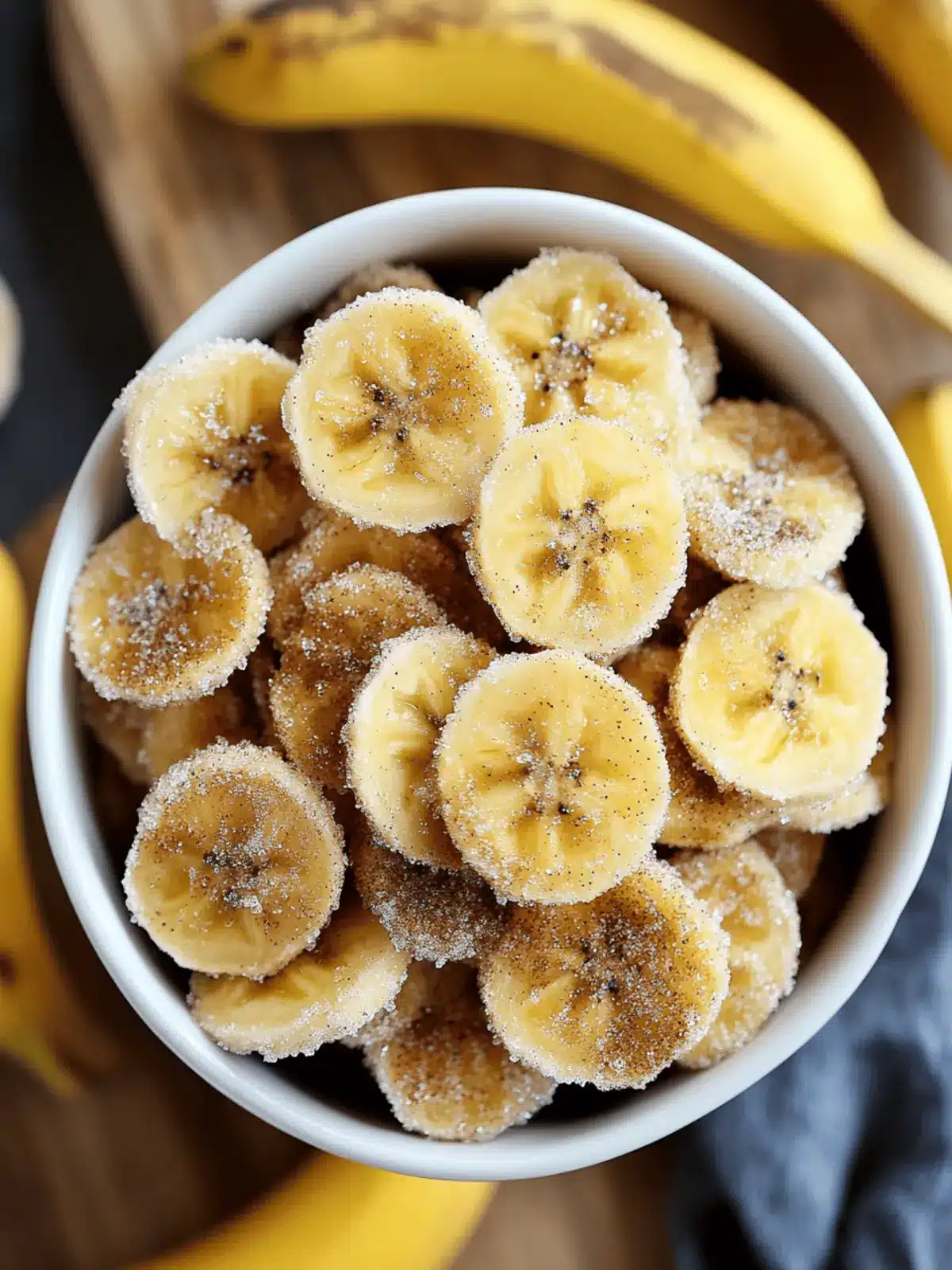 Cinnamon-Sugar Air Fryer Banana Chips