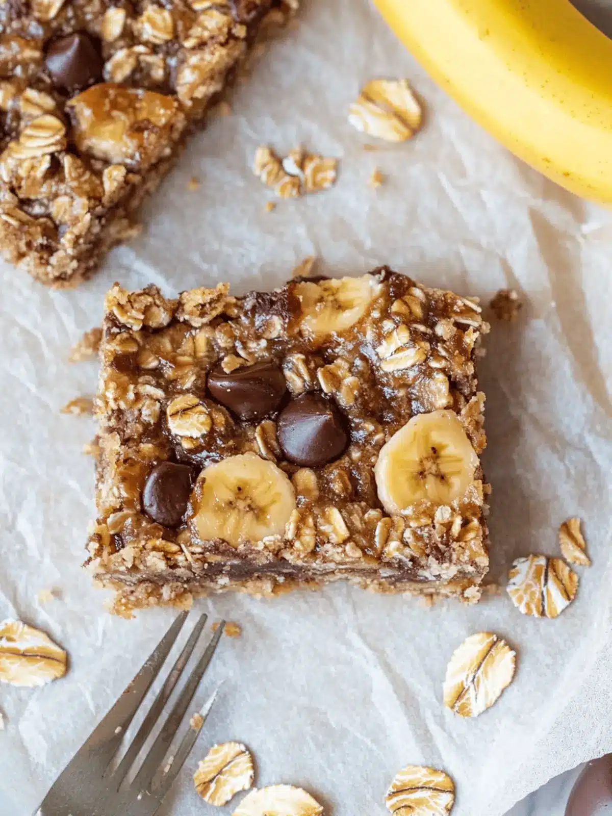 Banana Oatmeal Bars