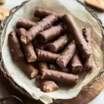 Chocolate Cigar Cookies (No Bake)